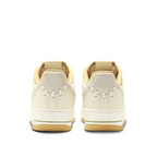 Nike Air Force 1 Low “NAI-KE” Roster Expands With A Cream-Colored, Partly-Woven Style