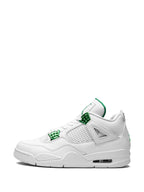 Air Jordan 4 Retro sneakers 'White Metallic Green'