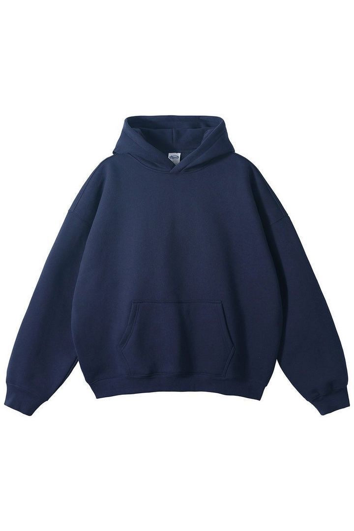 Plain Navy hoodie 100 GSM