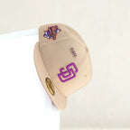 NEW ERA 59FIFTY MLB SAN DIEGO PADRES WORLD SERIES 1998 CAMEL / SPARKLING GRAPE UV FITTED CAP