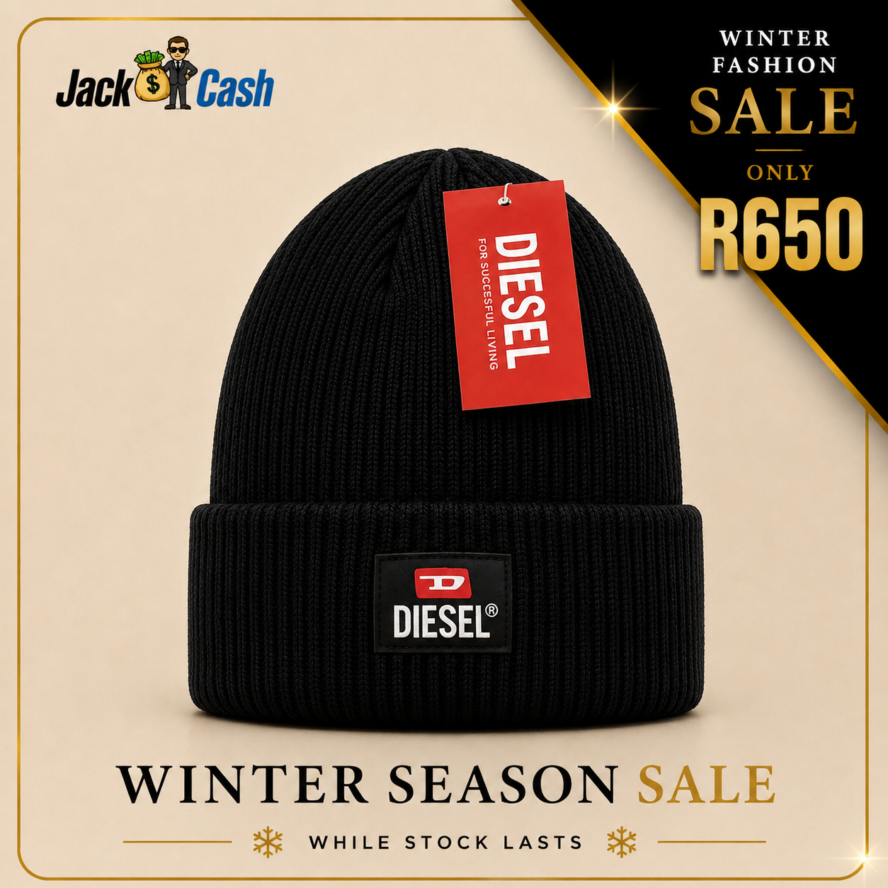 knitted beanie
