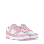 LOUIS VUITTON LV TRAINER WHITE PINK FULLY BOXED