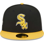 Men's Chicago White Sox New Era Black/Gold 59FIFTY Fitted Hat