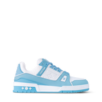 LOUIS VUITTON LV TRAINER WHITE BLUE FULLY BOXED