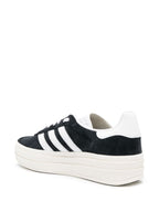 Adidas Gazelle black/white Bold platform