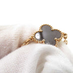 Midnight multiple Clover Stainless Steel Necklace – A Statement of Elegance