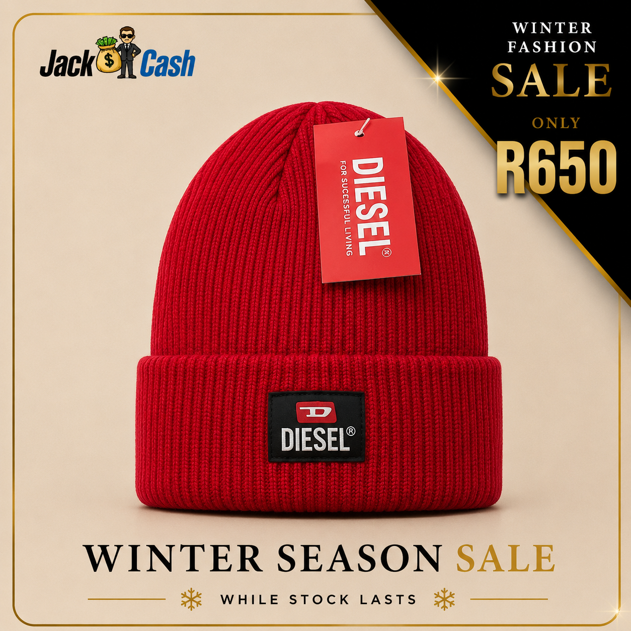 knitted beanie