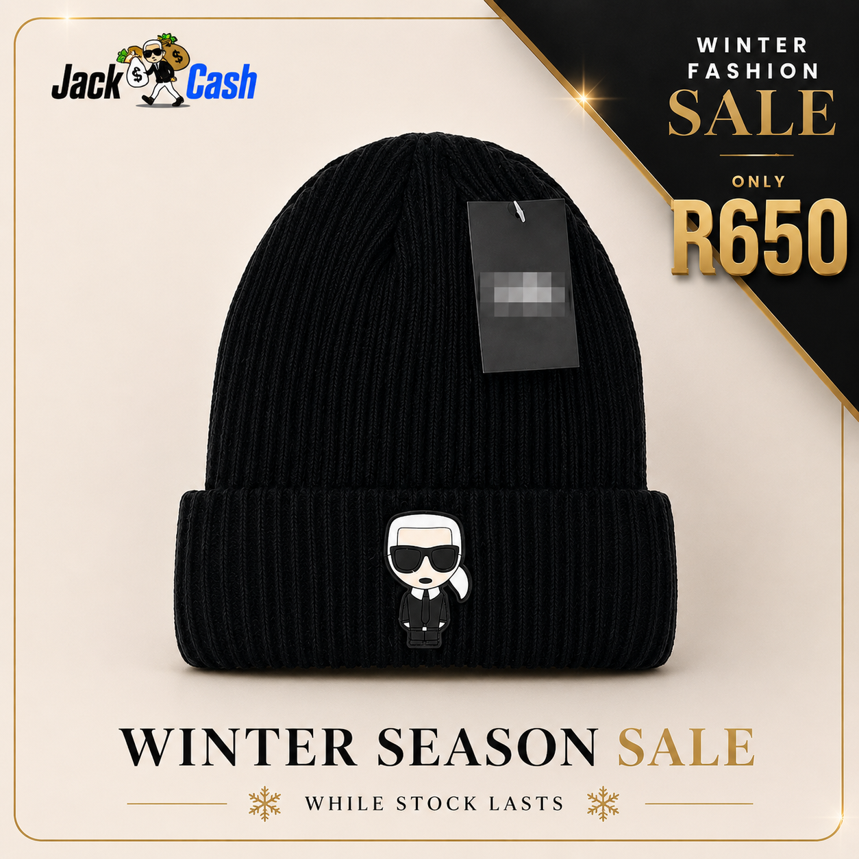 knitted beanie
