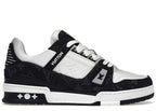 LOUIS VUITTON LV TRAINER WHITE BLACK FULLY BOXED