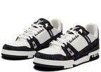 LOUIS VUITTON LV TRAINER WHITE BLACK FULLY BOXED